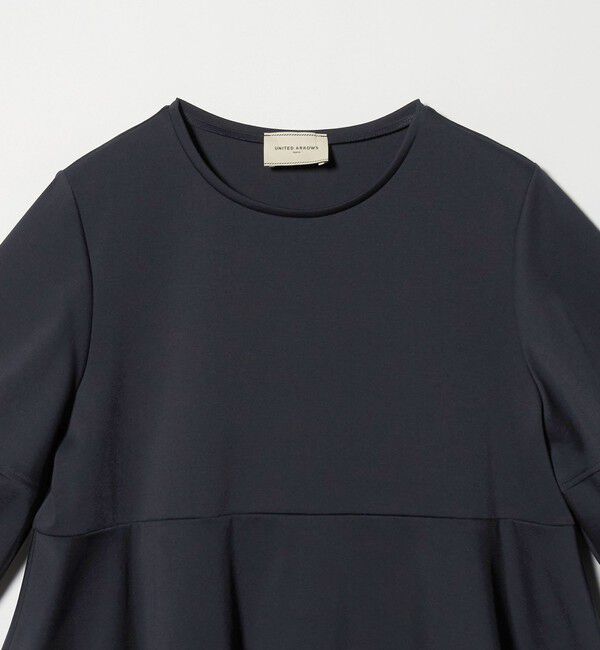 UNITED ARROWS「ポンチ ペプラム ショートスリーブ カットソー」|Tシャツ・カットソー|