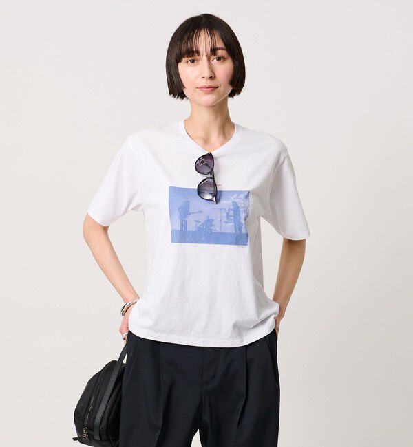 UNITED ARROWS「＜TICCA＞バンド プリント Tシャツ」|Tシャツ・カットソー|