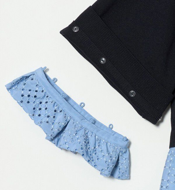 UNITED ARROWS「カットワーク バルーン シルエット ニット ‐ウォッシャブル‐」|ニット・セーター|