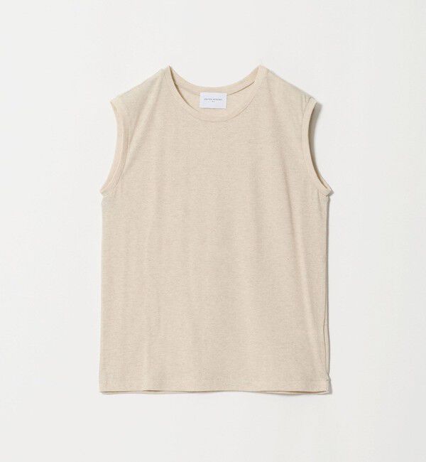 UNITED ARROWS「ラメ テンジク ノースリーブ カットソー」|Tシャツ・カットソー|GOLD