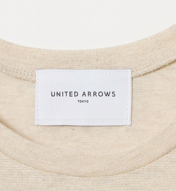 UNITED ARROWS「ラメ テンジク ノースリーブ カットソー」|Tシャツ・カットソー|
