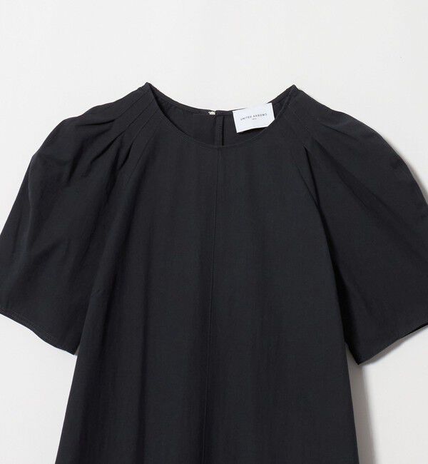 UNITED ARROWS「パフスリーブ フレアワンピース ‐ウォッシャブル‐」|ワンピース|