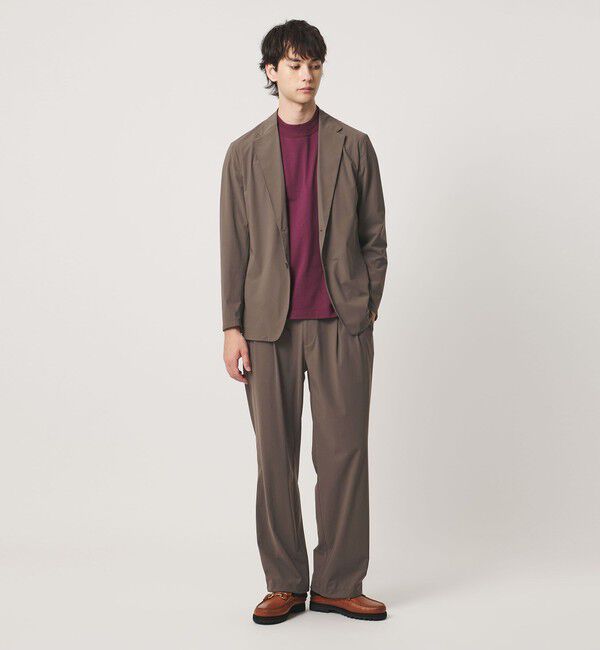 UNITED ARROWS「ナイロン/ポリウレタン エコニール シングル 2ボタン ジャケット タテヨコストレッチ」|テーラードジャケット|