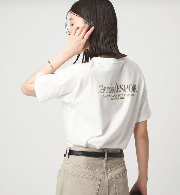 UNITED ARROWS green label relaxing「【WEB限定】＜at ease＞フロッキープリント カットソー」|Tシャツ・カットソー|
