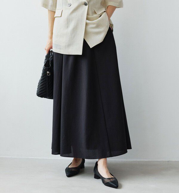 UNITED ARROWS green label relaxing「【結論シリーズ】ドライクロス フレアスカート マシンウォッシャブル  通気性」|フレア|