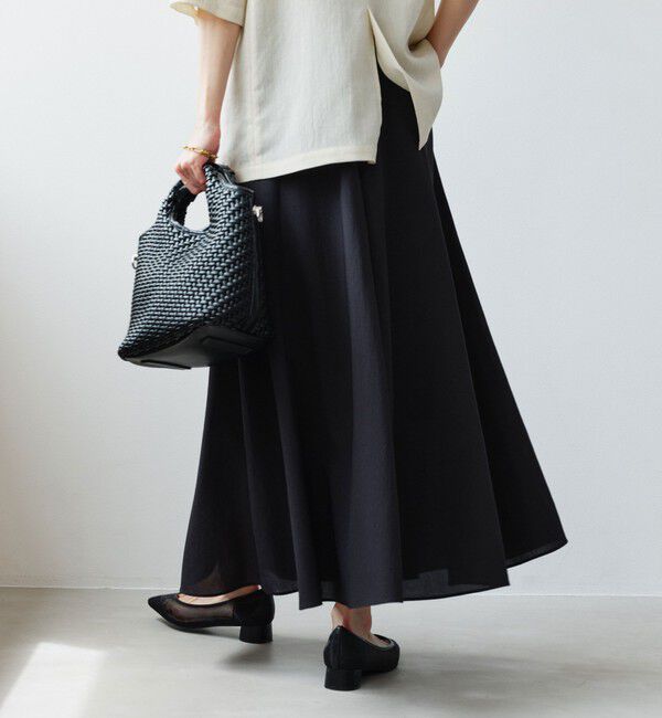 UNITED ARROWS green label relaxing「【結論シリーズ】ドライクロス フレアスカート マシンウォッシャブル  通気性」|フレア|
