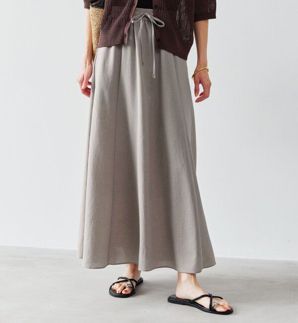 UNITED ARROWS green label relaxing「【結論シリーズ】ドライクロス フレアスカート マシンウォッシャブル  通気性」|フレア|