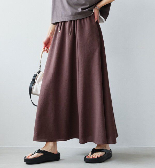 UNITED ARROWS green label relaxing「【結論シリーズ】ドライクロス フレアスカート マシンウォッシャブル  通気性」|フレア|
