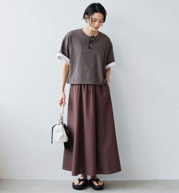 UNITED ARROWS green label relaxing「【結論シリーズ】ドライクロス フレアスカート マシンウォッシャブル  通気性」|フレア|