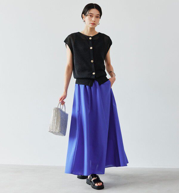 UNITED ARROWS green label relaxing「【結論シリーズ】ドライクロス フレアスカート マシンウォッシャブル  通気性」|フレア|
