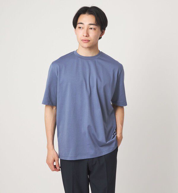 UNITED ARROWS green label relaxing「＜gim＞26SS アメリカンシーアイランド ビズ Tシャツ -吸水速乾-」|Tシャツ・カットソー|LT.BLUE