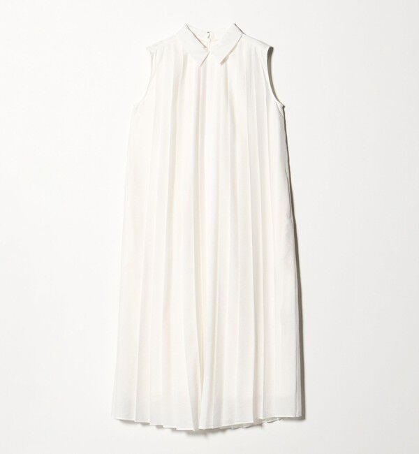 UNITED ARROWS green label relaxing「エリツキ プリーツ ノースリーブ ワンピース」|ワンピース|