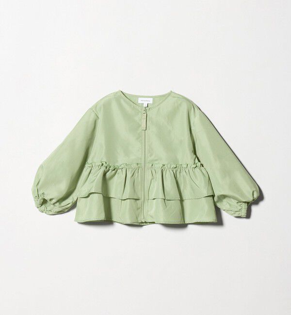 UNITED ARROWS green label relaxing「フリル ギャザーブルゾン / キッズ  100cm-160cm 撥水 UVカット 遮熱」|その他|LIME