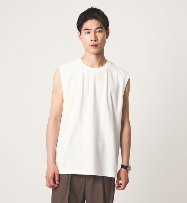 UNITED ARROWS green label relaxing「アムンゼン ノースリーブ Tシャツ」|タンクトップ|