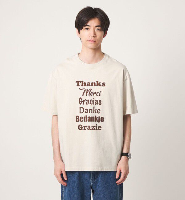 UNITED ARROWS green label relaxing「＜OAFISH＞THANKS 半袖 Tシャツ」|Tシャツ・カットソー|