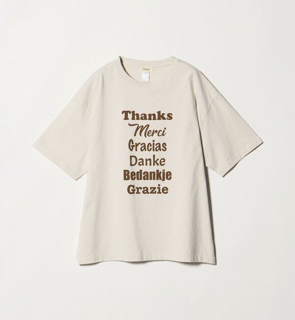 UNITED ARROWS green label relaxing「＜OAFISH＞THANKS 半袖 Tシャツ」|Tシャツ・カットソー|