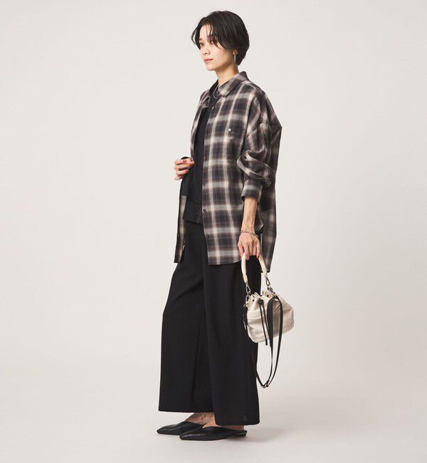UNITED ARROWS green label relaxing「【結論シリーズ】ダブルフレアオールインワン マシンウォッシャブル 通気性 ストレッチ」|オールインワン|