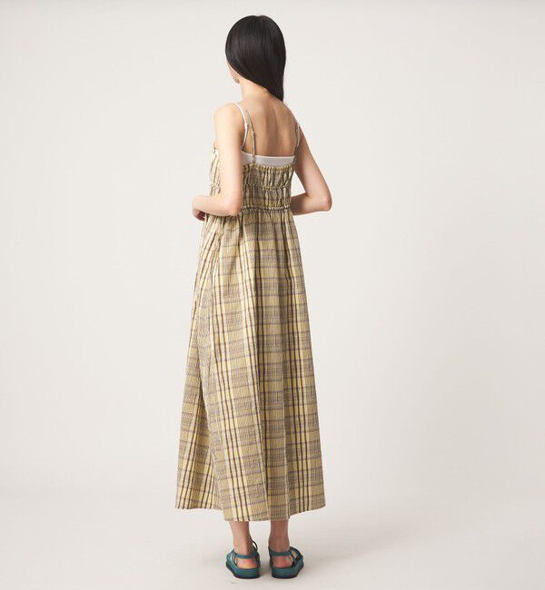 EMMEL REFINES「＜EMMEL REFINES＞EM ビッグチェック キャミワンピース」|ワンピース|