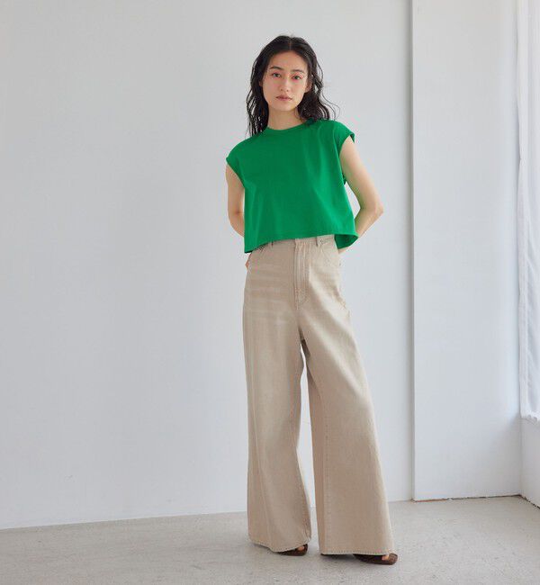 EMMEL REFINES「＜EMMEL REFINES＞EM 2リボン ショート プルオーバー」|Tシャツ・カットソー|