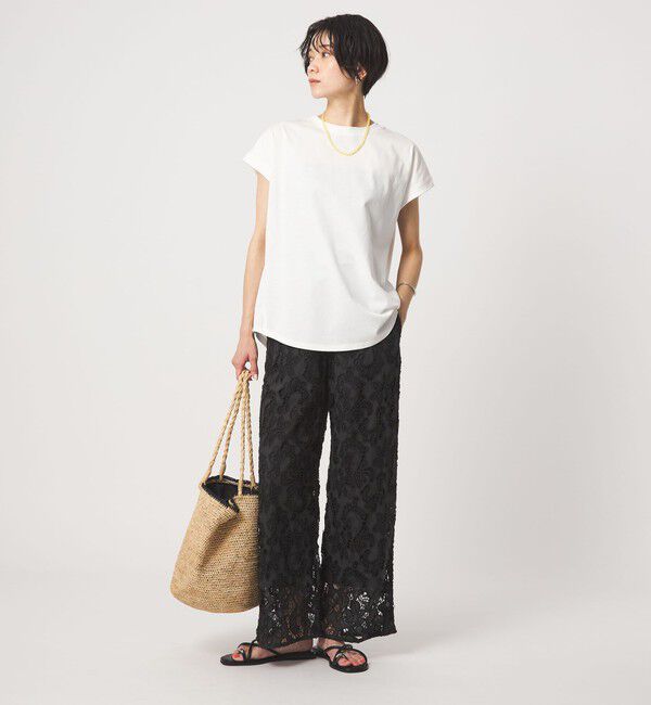 UNITED ARROWS green label relaxing「バックスリット   プルオーバー カットソー 制菌」|Tシャツ・カットソー|