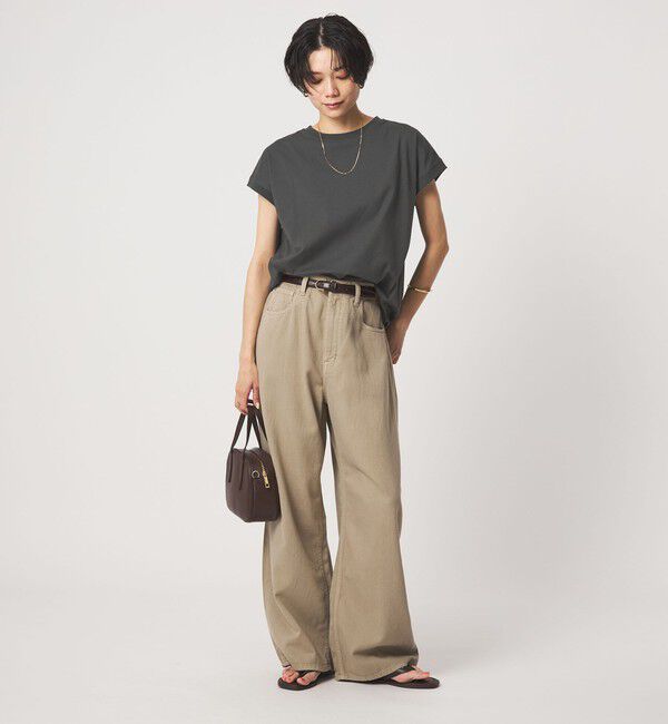 UNITED ARROWS green label relaxing「バックスリット   プルオーバー カットソー 制菌」|Tシャツ・カットソー|