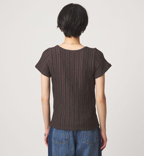 UNITED ARROWS green label relaxing「シャーリング Tシャツ」|Tシャツ・カットソー|