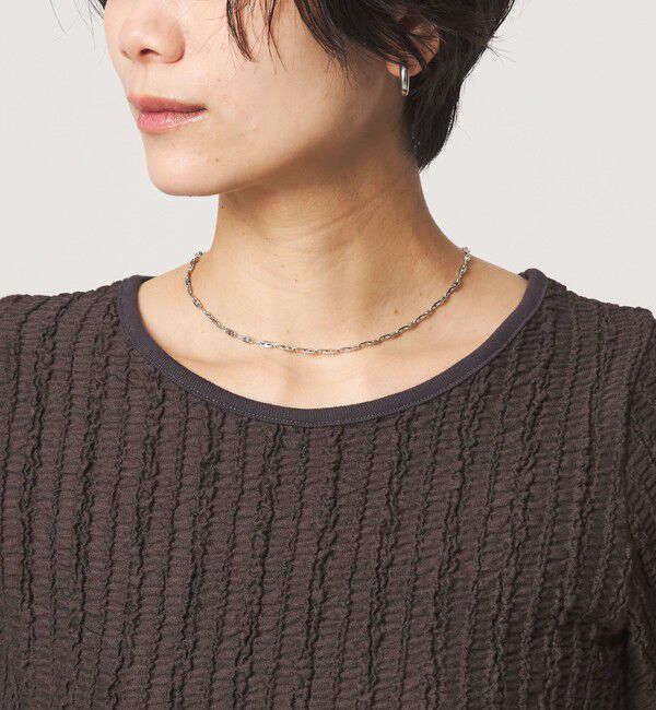 UNITED ARROWS green label relaxing「シャーリング Tシャツ」|Tシャツ・カットソー|