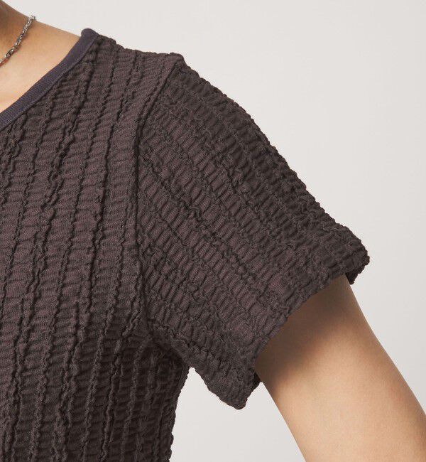UNITED ARROWS green label relaxing「シャーリング Tシャツ」|Tシャツ・カットソー|