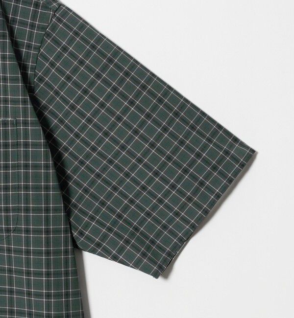 UNITED ARROWS green label relaxing「ウォッシャブル TW サイロ ジャストルーズ チェック柄 半袖 シャツ -通気性・接触冷感-」|シャツ・ブラウス|