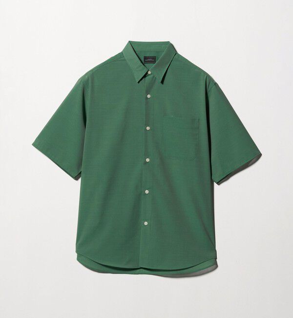 UNITED ARROWS green label relaxing「ウォッシャブル TW サイロ ジャストルーズ レギュラーカラー 半袖 シャツ -通気性・接触冷感-」|シャツ・ブラウス|