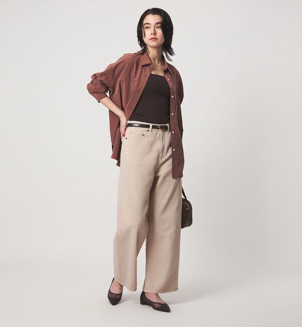 UNITED ARROWS green label relaxing「［size SHORT/TALLあり］ワイド デニム パンツ」|デニム|