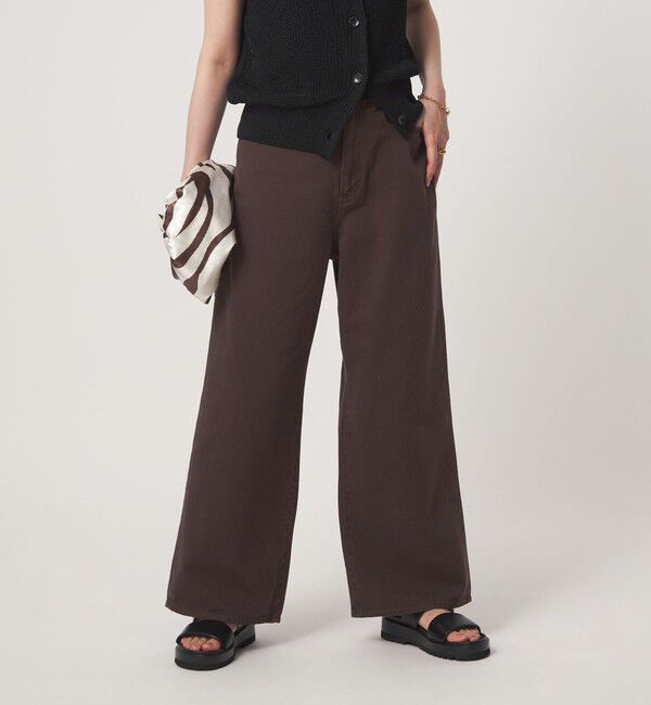UNITED ARROWS green label relaxing「［size SHORT/TALLあり］ワイド デニム パンツ」|デニム|