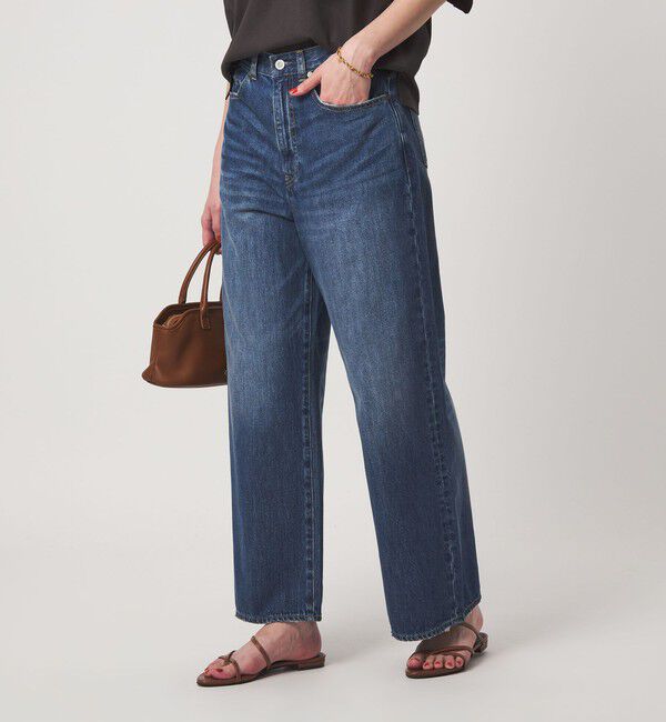 UNITED ARROWS green label relaxing「［size SHORT/TALLあり］ワイド デニム パンツ」|デニム|