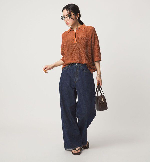 UNITED ARROWS green label relaxing「［size SHORT/TALLあり］ワイド デニム パンツ」|デニム|