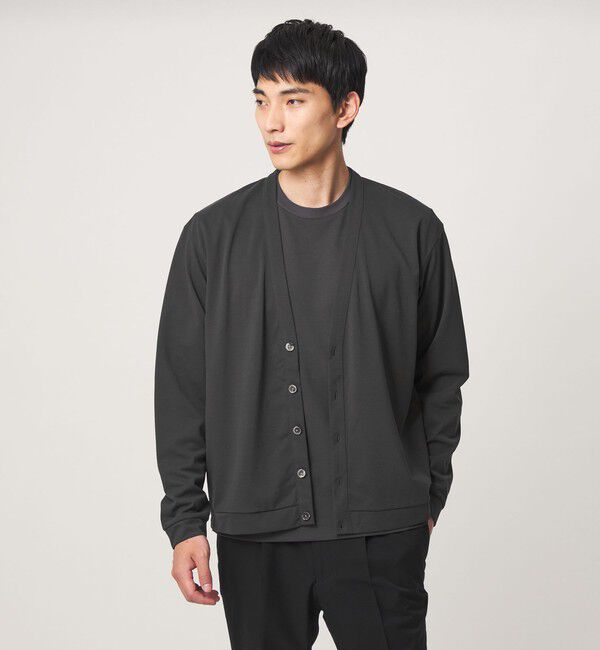 UNITED ARROWS green label relaxing「アイスコットン カノコ カーディガン -接触冷感-」|カーディガン|