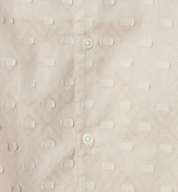 UNITED ARROWS green label relaxing「コットン ジャカード オープンカラー 半袖 シャツ」|シャツ・ブラウス|