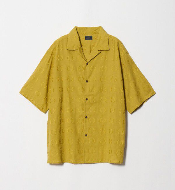 UNITED ARROWS green label relaxing「コットン ジャカード オープンカラー 半袖 シャツ」|シャツ・ブラウス|