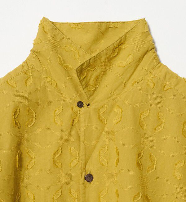 UNITED ARROWS green label relaxing「コットン ジャカード オープンカラー 半袖 シャツ」|シャツ・ブラウス|
