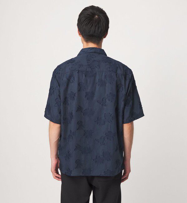 UNITED ARROWS green label relaxing「コットン ジャカード オープンカラー 半袖 シャツ」|シャツ・ブラウス|