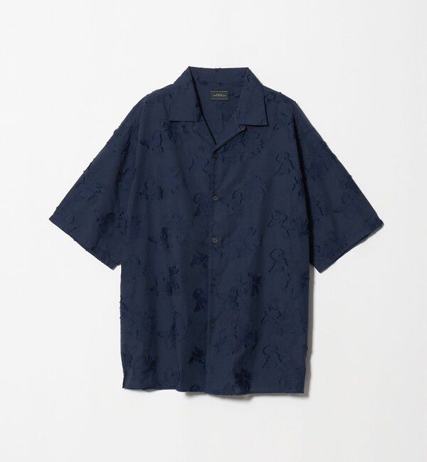UNITED ARROWS green label relaxing「コットン ジャカード オープンカラー 半袖 シャツ」|シャツ・ブラウス|