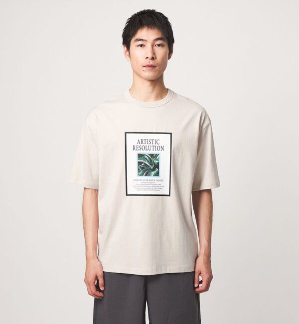 UNITED ARROWS green label relaxing「＜Phospho Graphica＞グラフィック 半袖 Tシャツ カットソー」|Tシャツ・カットソー|