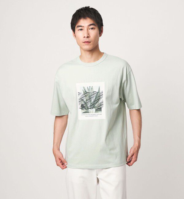 UNITED ARROWS green label relaxing「＜Phospho Graphica＞グラフィック 半袖 Tシャツ カットソー」|Tシャツ・カットソー|LIME