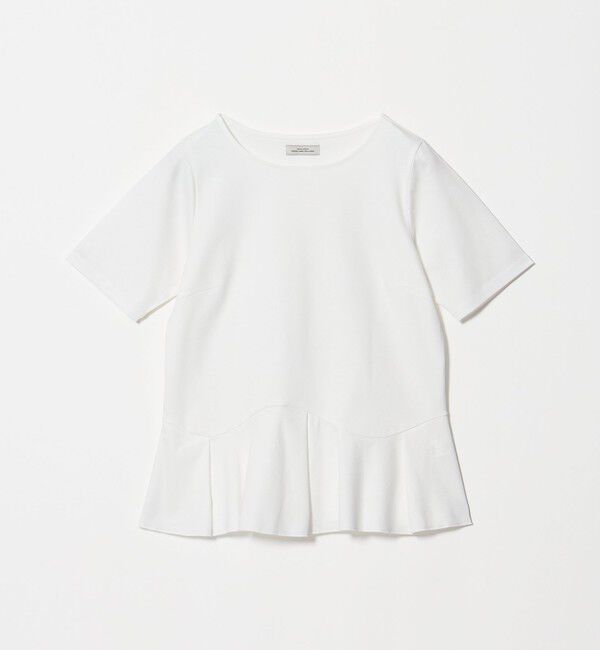 UNITED ARROWS green label relaxing「スムース イレヘム ペプラム カットソー 接触冷感」|Tシャツ・カットソー|