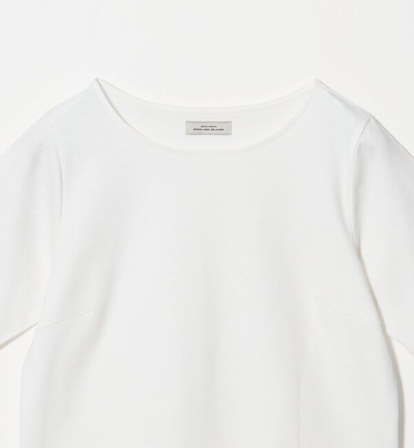 UNITED ARROWS green label relaxing「スムース イレヘム ペプラム カットソー 接触冷感」|Tシャツ・カットソー|