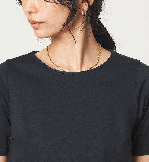 UNITED ARROWS green label relaxing「スムース イレヘム ペプラム カットソー 接触冷感」|Tシャツ・カットソー|