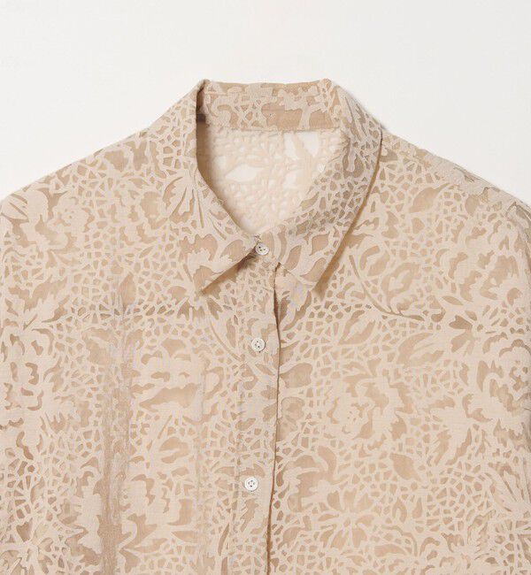 UNITED ARROWS green label relaxing「＜SEASONAL COLLECTION＞IPEKER オパール スカーフ シャツ」|シャツ・ブラウス|