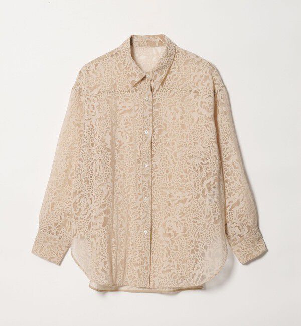UNITED ARROWS green label relaxing「＜SEASONAL COLLECTION＞IPEKER オパール スカーフ シャツ」|シャツ・ブラウス|