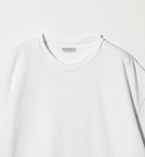 BEAUTY&YOUTH UNITED ARROWS「ネップ コットン カットオフ クロップド Tシャツ」|Tシャツ・カットソー|