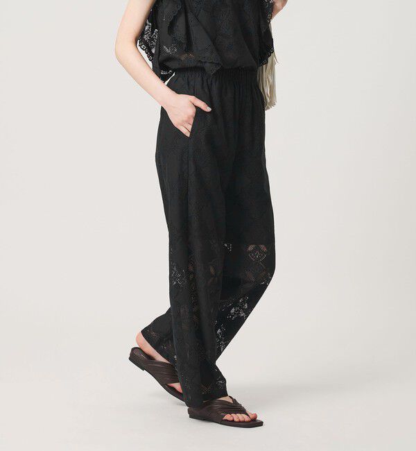 BEAUTY&YOUTH UNITED ARROWS「【WEB限定 Wardrobe DAILY MINIMAL】レース イージーパンツ ウォッシャブル」|その他|