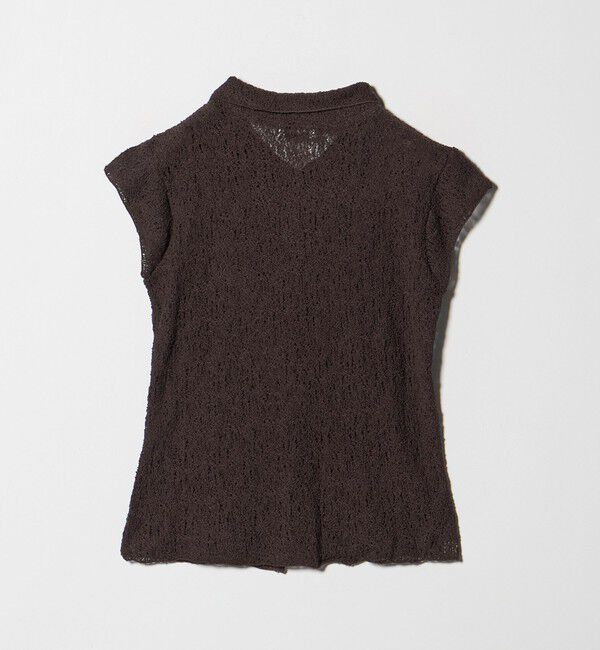 ATTISESSION「＜ATTISESSION＞E/C RSL レース フレンチスリーブ シャツ」|シャツ・ブラウス|